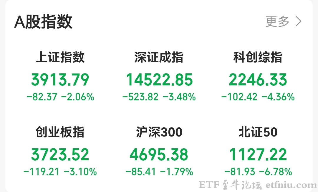 A股齐跌,00后股民:半年白干